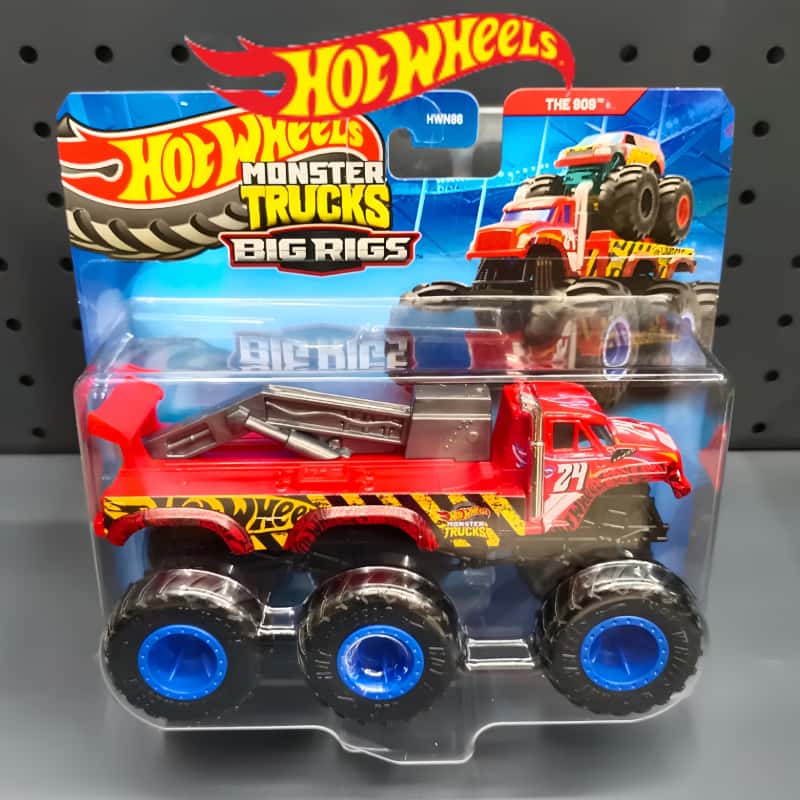 Hot Wheels Car Monster Trucks - Hot Wheels Mega Wreckin Wolf Skellesaurus