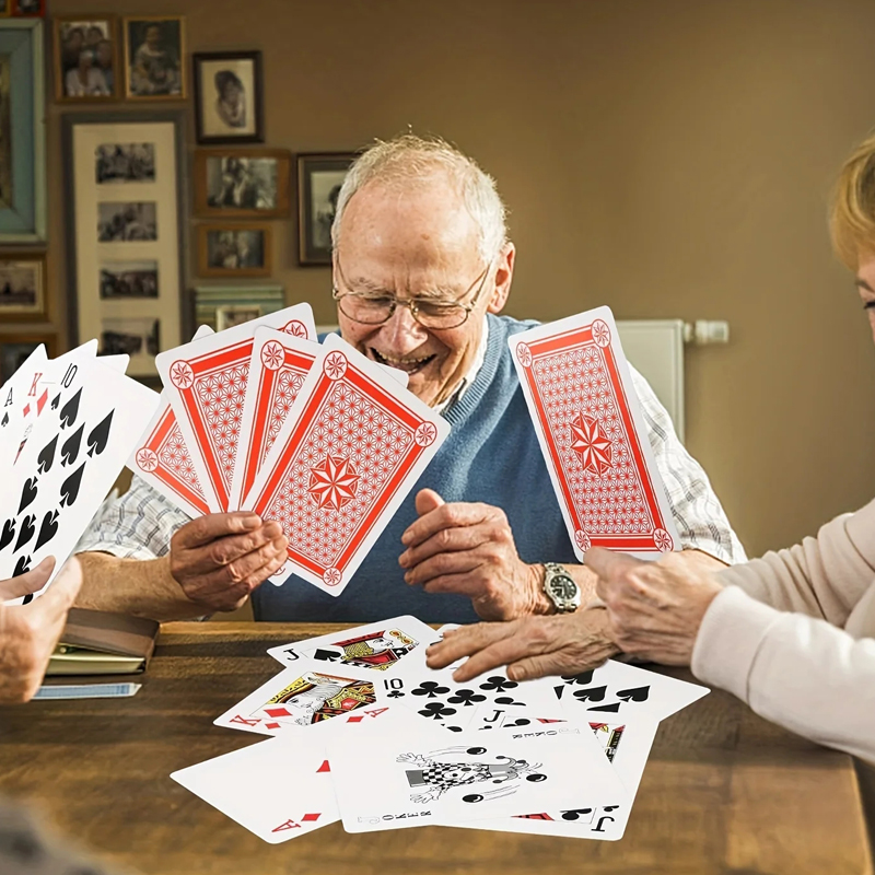 Duże karty do gry Jumbo 2x wię – Board Game Of Life recenzja i cena